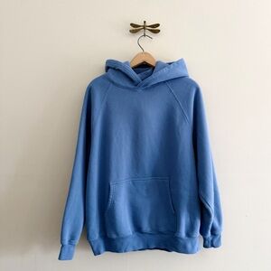 Aritzia Sweatfleece Mega Fit Blue Womens Hoodie Sweatshirt Medium
